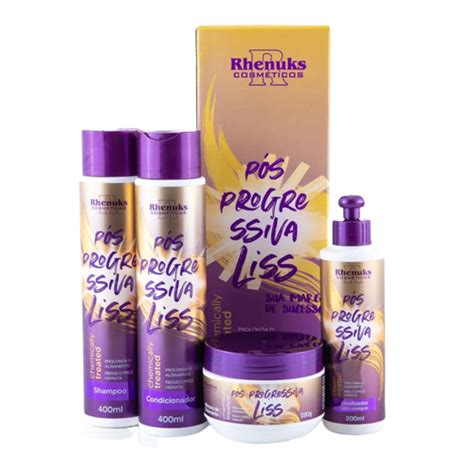 KIT CAPILAR PÓS PROGRESSIVA 4 ITENS Dussara Cosmeticos