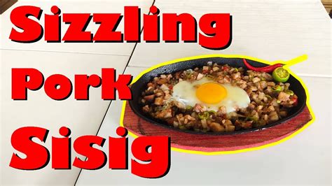 Crispy Sizzling Pork Sisig Recipe Easy Step By Step On How To Cook