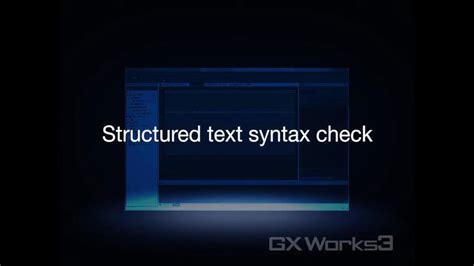 MELSOFT GX Works3 Tutorial No 10 Structured Text Syntax Check