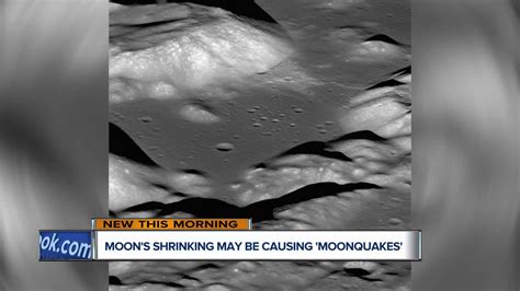 Moon shrinking, causing 'moonquakes'