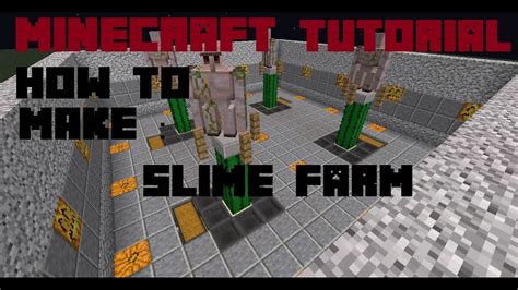 Minecraft Tutorial How To Make Easily Slime Farm Hướng Dẫn Cách Làm