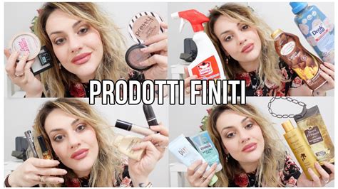 Prodotti Finiti Make Up Beauty E Casa Youtube