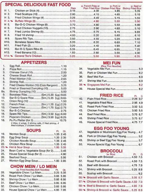 No. 1 Cafe Menu, Menu for No. 1 Cafe, Port Richmond, Philadelphia ...