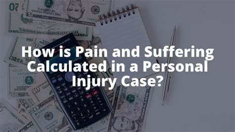 How Is Pain And Suffering Calculated In A Wisconsin Personal Injury Case