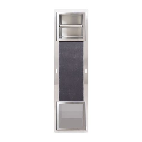 Raft Incastrat Pentru Hartie Igienica Balneo Wall Box Inox Periat