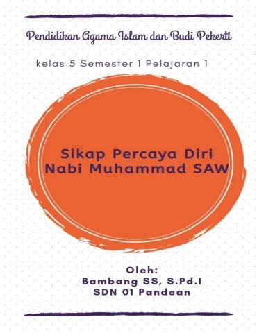 Buku Digital Materi Sikap Mandiri Nabi Muhammad Saw Amiraolshop