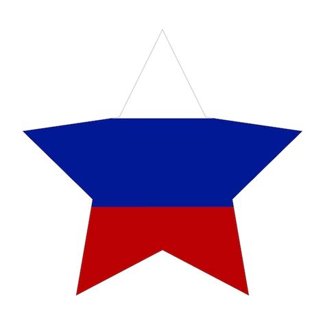 Premium Vector Russian Flag In Shape Flag Of Russia