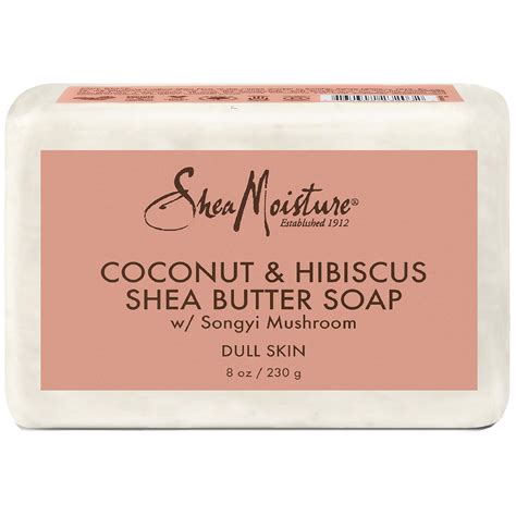 3 Pack Shea Moisture Soap 8 Ounce Bar Coconut And Hibiscus Shea Songyi