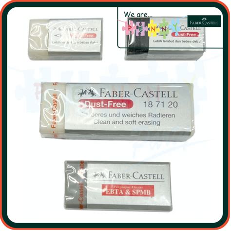 Jual Penghapus Faber Castell Eraser Dust Free Berbagai Jenis Ukuran Dan