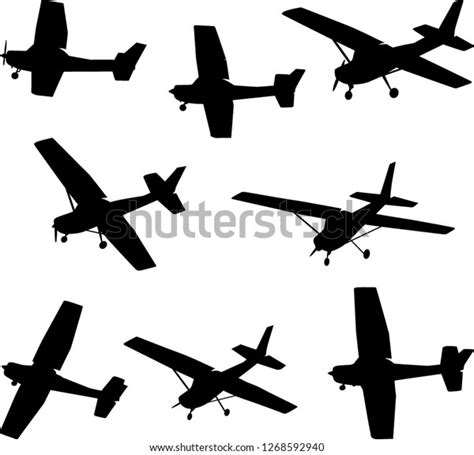 8,261 Small Plane Silhouette Images, Stock Photos & Vectors | Shutterstock