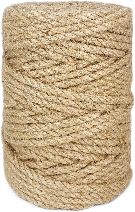 Amazon Tenn Well 5mm Jute Rope 100 Feet 4Ply Twisted Heavy Duty