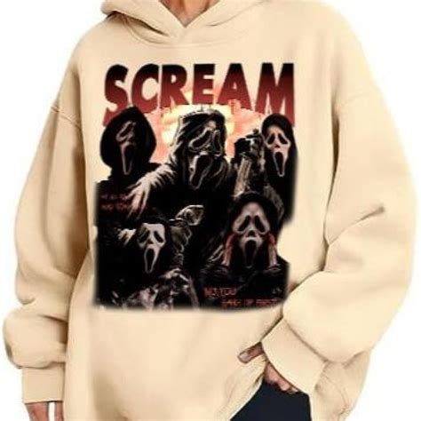 Scream Vintage 90s Graphic Ghostface Horror Movies Ghost Face Classic Retro S T For Women