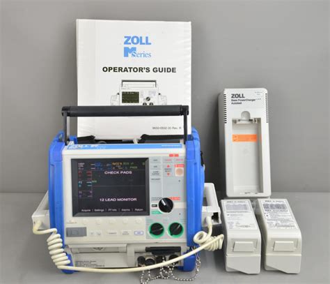 Zoll M Series Cct Biphasic J Defibrillator Monitor Ecg Masimo Spo