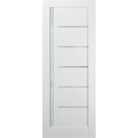 Buy Lite Slab Barn Door Panel 32 x 80 | Quadro 4088 White Silk with