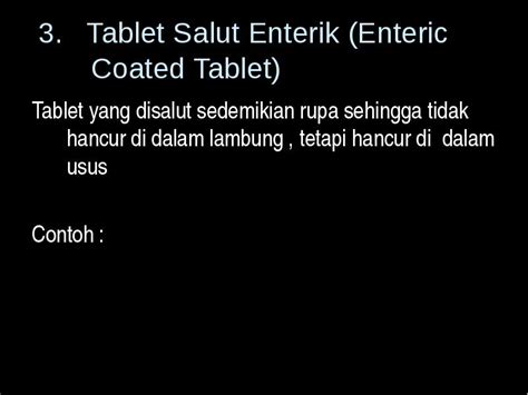 Contoh Tablet Salut Enterik