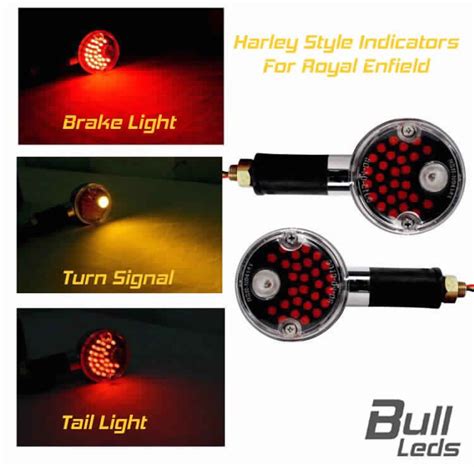 Bull Leds Royal Enfield Led Turn Signals And Brake Leds Royal Enfield