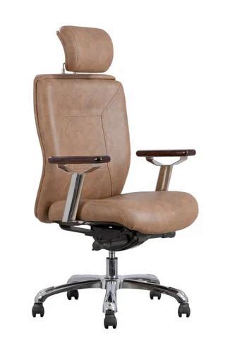 Rexine High Back Office Chair Brown At Rs In Ahmedabad Id