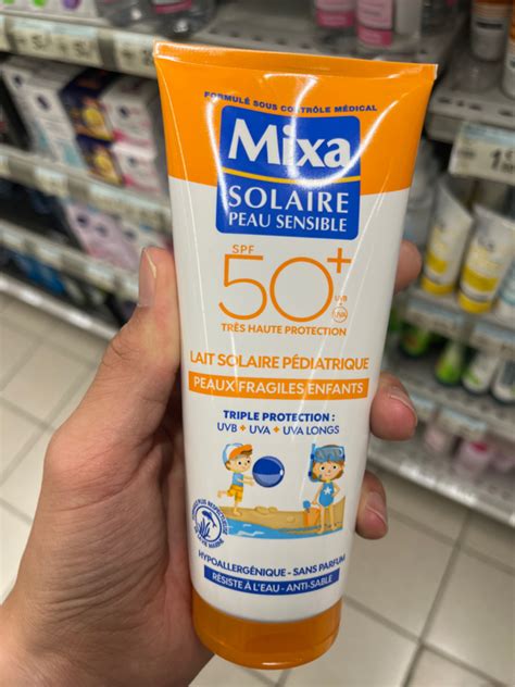 Mixa Lait Solaire P Diatrique Peaux Fragiles Enfant Spf Inci