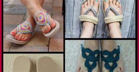 Dollar Store Crafter 18 Crochet Flip Flops Free Patterns