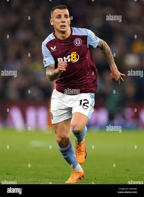 Aston Villa S Lucas Digne During The Premier League Match At Villa Park