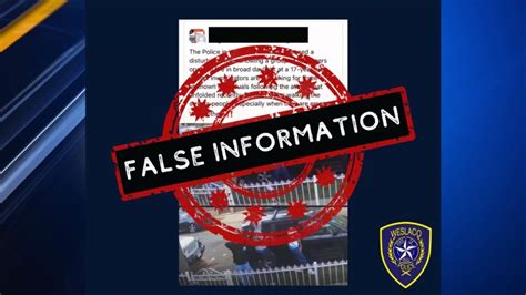 Weslaco Pd Warns Of Fake Social Media Post False