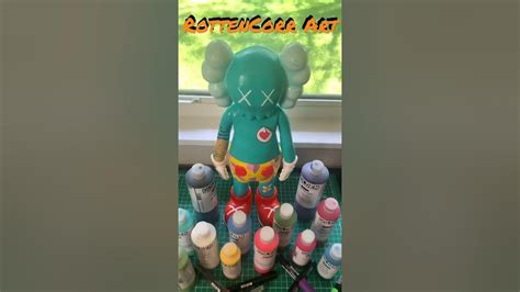 Dope Kaws Figure Painting Youtube