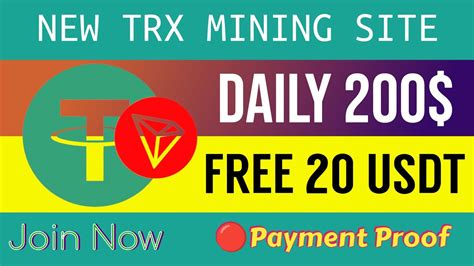 2023 Best Trx Earning Site New Trx Mining Platform Tron Mining Site