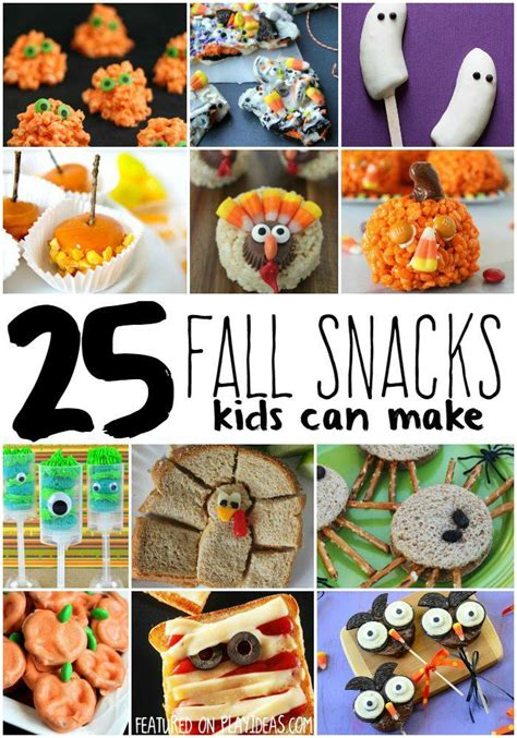 25 Diy Fall Snacks For Bigger Kids