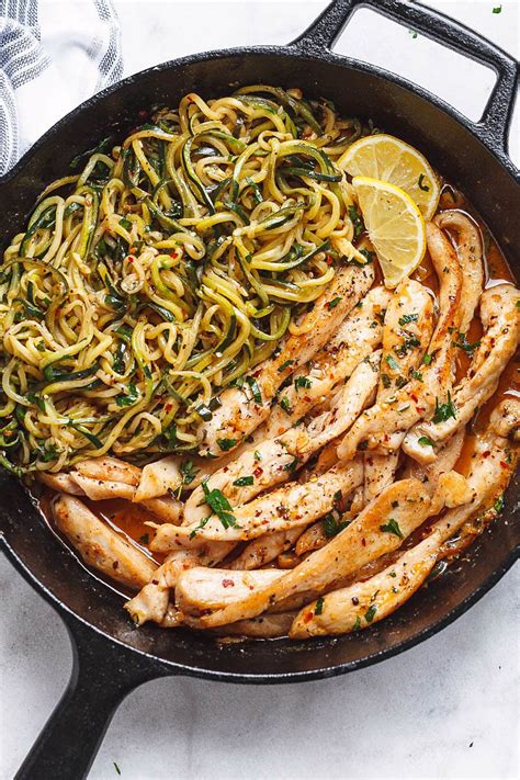 15 Minute Cowboy Butter Chicken With Zucchini Noodles Recipe — Eatwell101