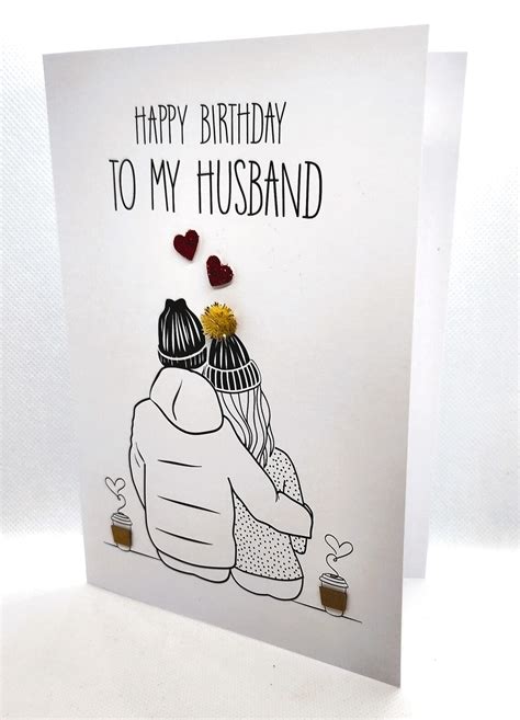 Husband Birthday Card Special Birthday Card for Husband - Etsy