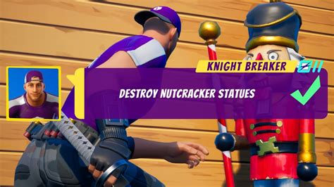 Destroy Nutcracker Statues Fortnite Challenges Youtube