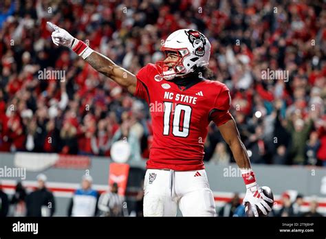 North Carolina State Wide Receiver Kevin Concepcion Celebrates His