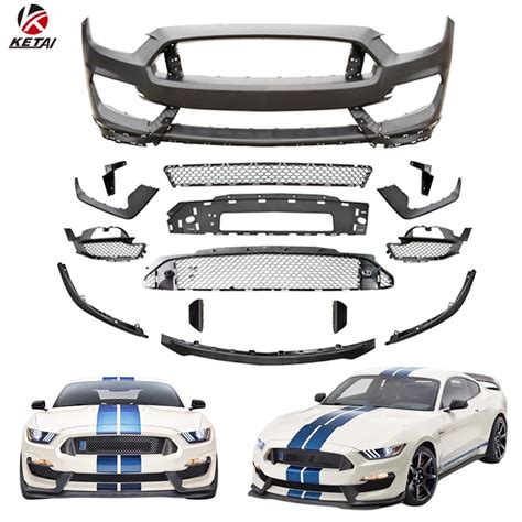 Hot Selling Gt Style Body Kit Car Front Bumper Lip Grille Body Kit