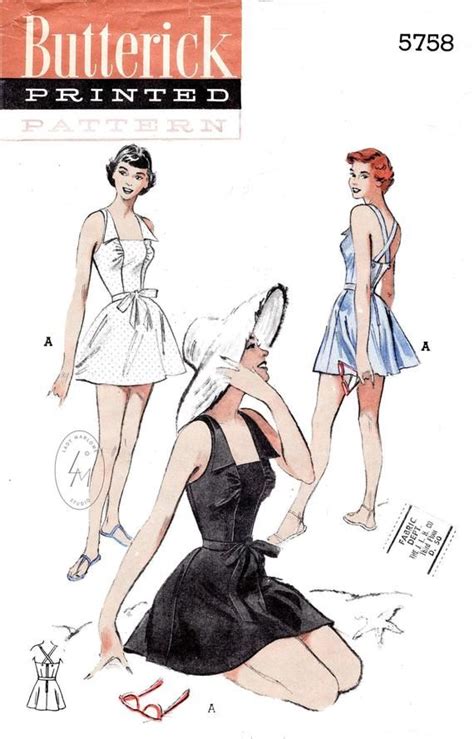 S S Vintage Playsuit Sewing Pattern Reproduction Etsy Artofit