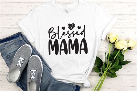 Blessed Mama Mother S Day Svg Cut File By Craftlabsvg Thehungryjpeg