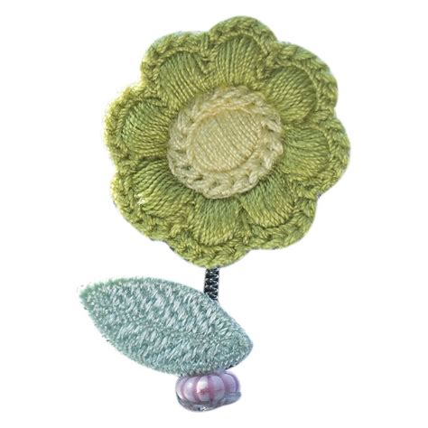 6Pcs Flower Car Accessories Dashboard Decorations Crochet Shaking