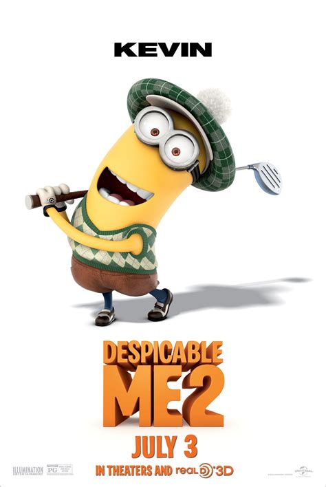 Image - DESPICABLE-ME-2-Kevin-The-Minion-Poster.jpg | Despicable Me ...