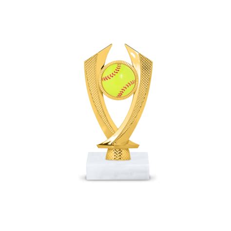 Softball Banner Participation Trophy Try Fig Trophy