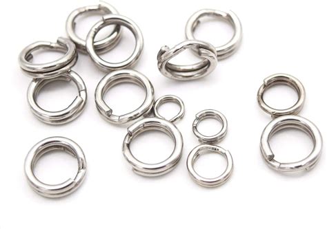 2 Extra Strong Heavy Duty Split Rings Stainless Steel