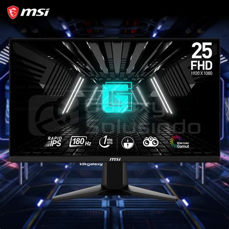 Jual MSI G255F 25 IPS 180Hz 1ms FHD Gaming Monitor Shopee Indonesia