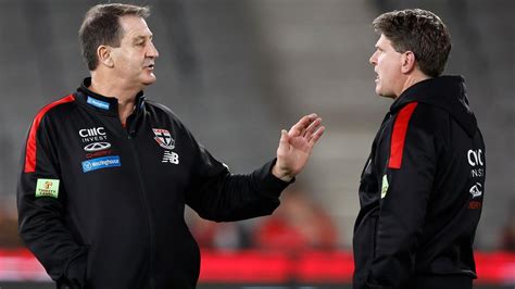 AFL St Kilda Gun Mattaes Phillipou Aligned With Coach Ross Lyon