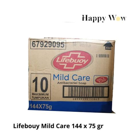 Jual Lifebuoy Sabun Mandi Batang 144 X 75 Gr 1 Dus Shopee Indonesia