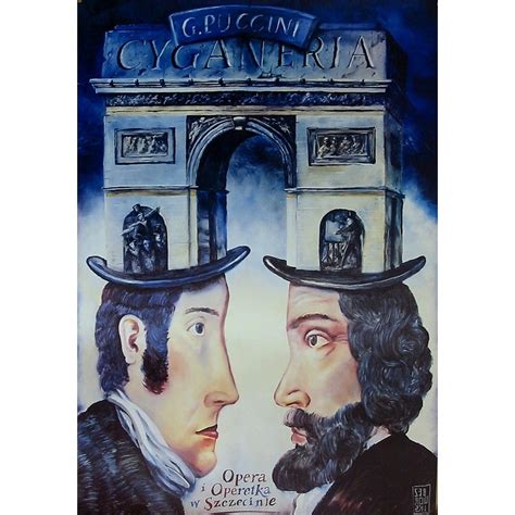 La Boheme Giacomo Puccini Polish Opera Poster