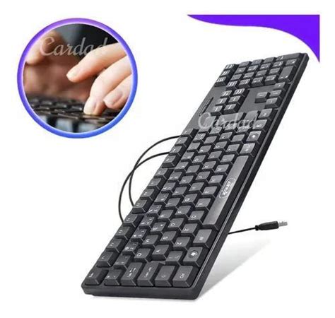 Teclado Notebook Pc Knup Teclas Perfil Baixo Macio Silencioso Padr O