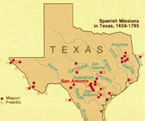 Map Of Spanish Missions In Texas - Map Of Europe