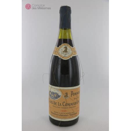 Pommard 1er Cru 1985 Clos De La Commaraine Jaboulet Vercherre Prix