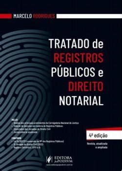 Tratado De Registros Publicos E Direito Notarial Livraria Casa Do