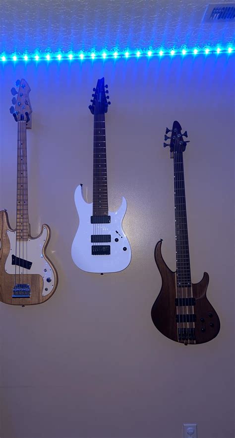 My Collection So Far In Life Left Peavey T20 4 String Middle Not A Bass Guitar But Ibanez