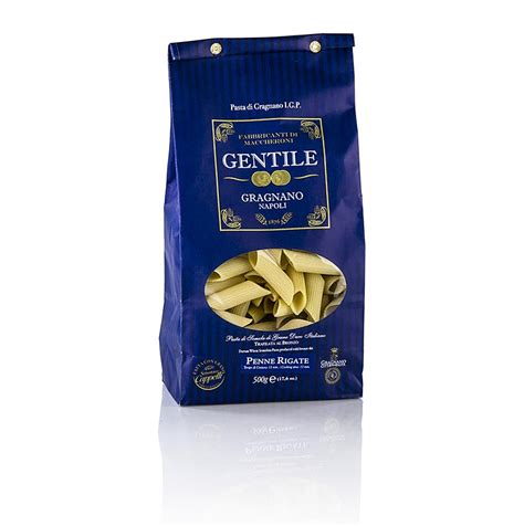 Pastificio Gentile Gragnano IGP Penne Rigate Trafilate Al Bronzo