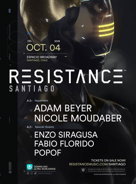 Adam Beyer And Nicole Moudaber To Headline Resistance Santiago Ultra Music Festival March 28